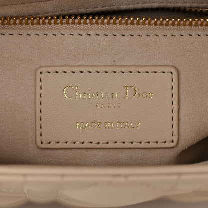 Christian Dior Lambskin Cannage Small My ABCDior Lady Dior Beige 6 of 11
