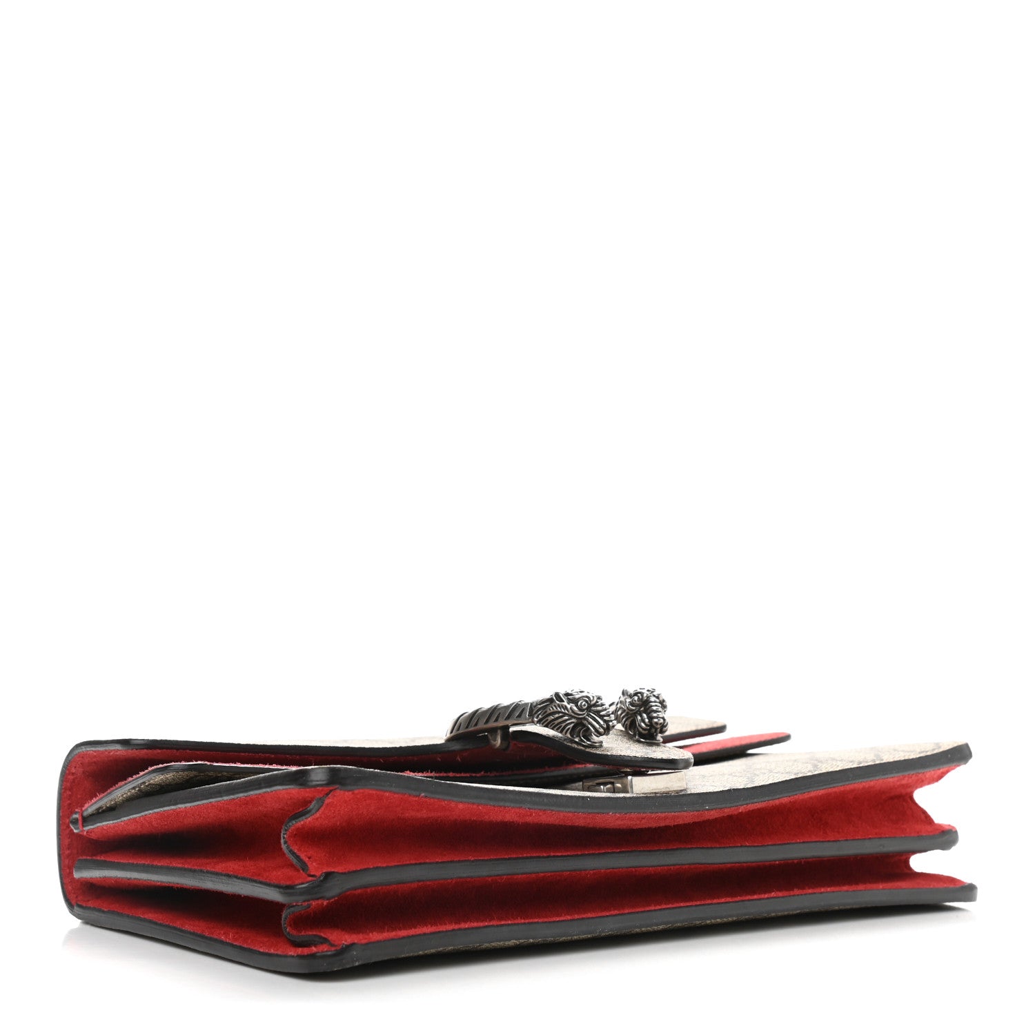 Gucci GG Supreme Monogram Small Dionysus Shoulder Bag Red 3 of 12