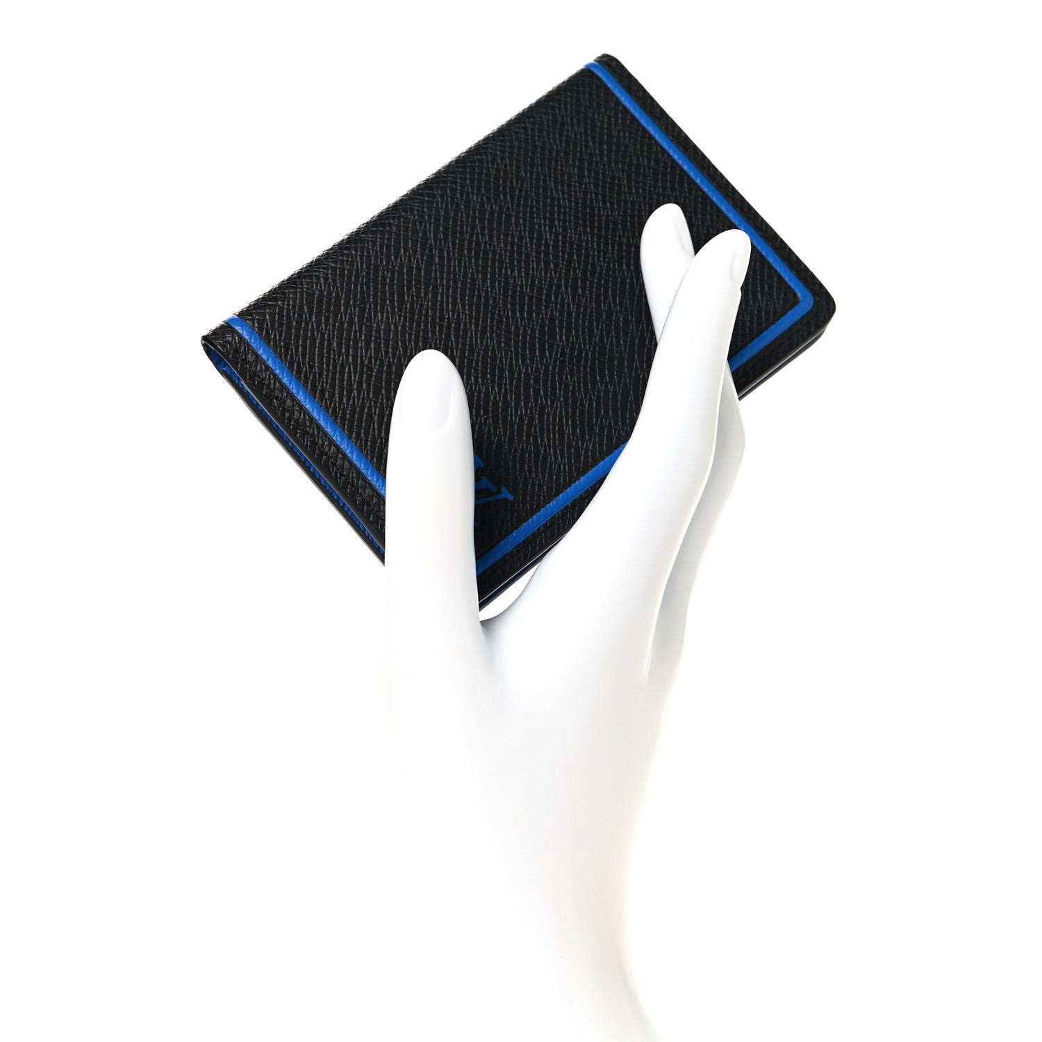 Louis Vuitton Taiga Pocket Organizer Black Blue 2 of 7