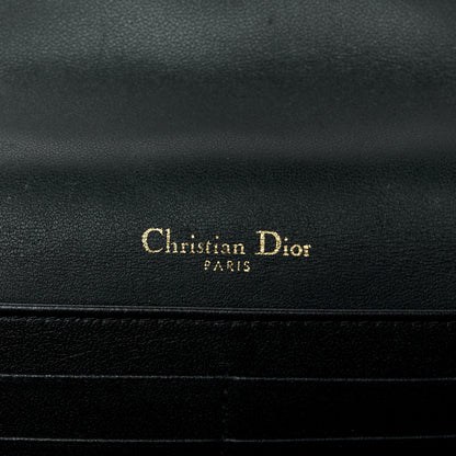 Christian Dior Lambskin Cannage Lady Dior Chain Pouch Black 5 of 9