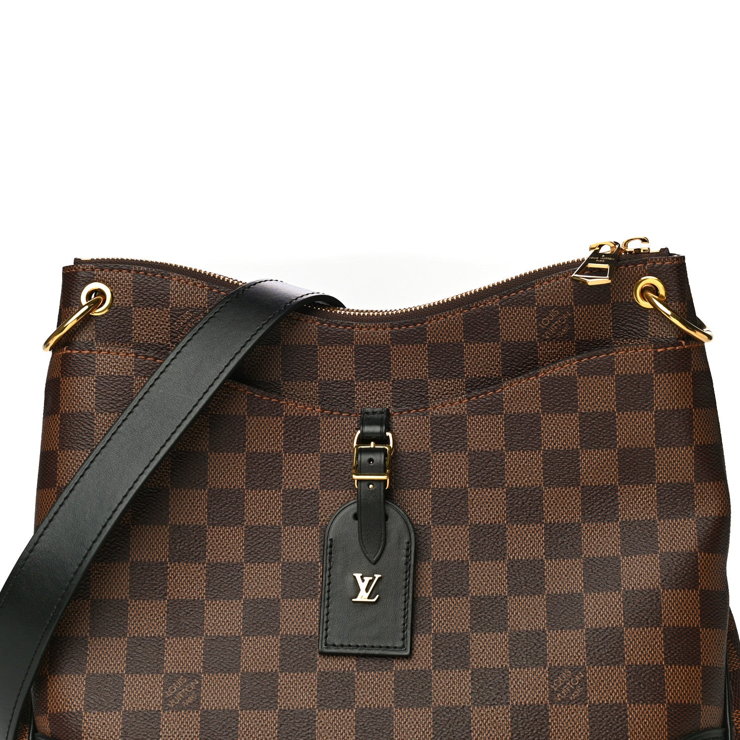 Louis Vuitton Damier Ebene Odeon MM Black 6 of 10