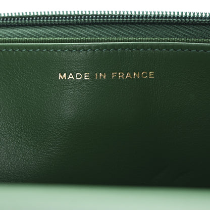 Chanel Caviar Quilted Coco Stamps Wallet On Chain WOC Green 7 of 12