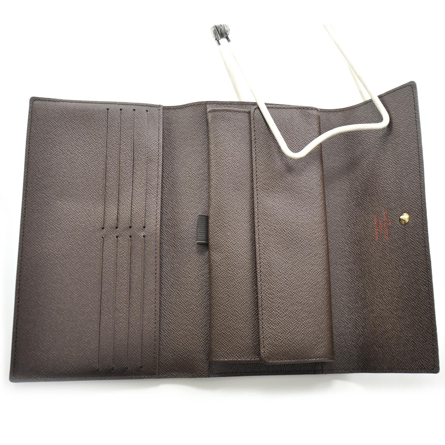 Louis Vuitton Damier Ebene Porte Tresor International Wallet 8 of 8