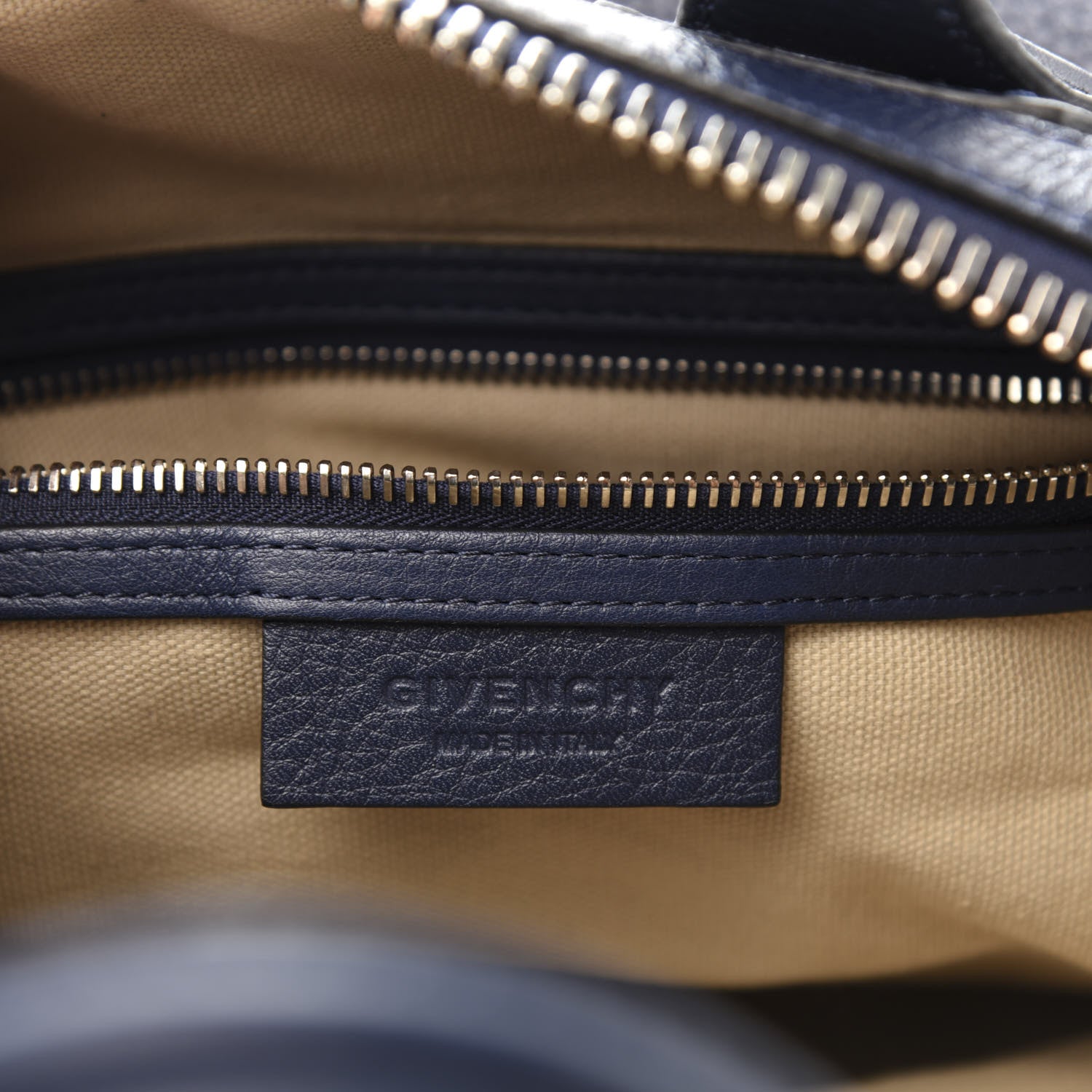Givenchy Pebbled Calfskin Small Nightingale Night Blue 8 of 11