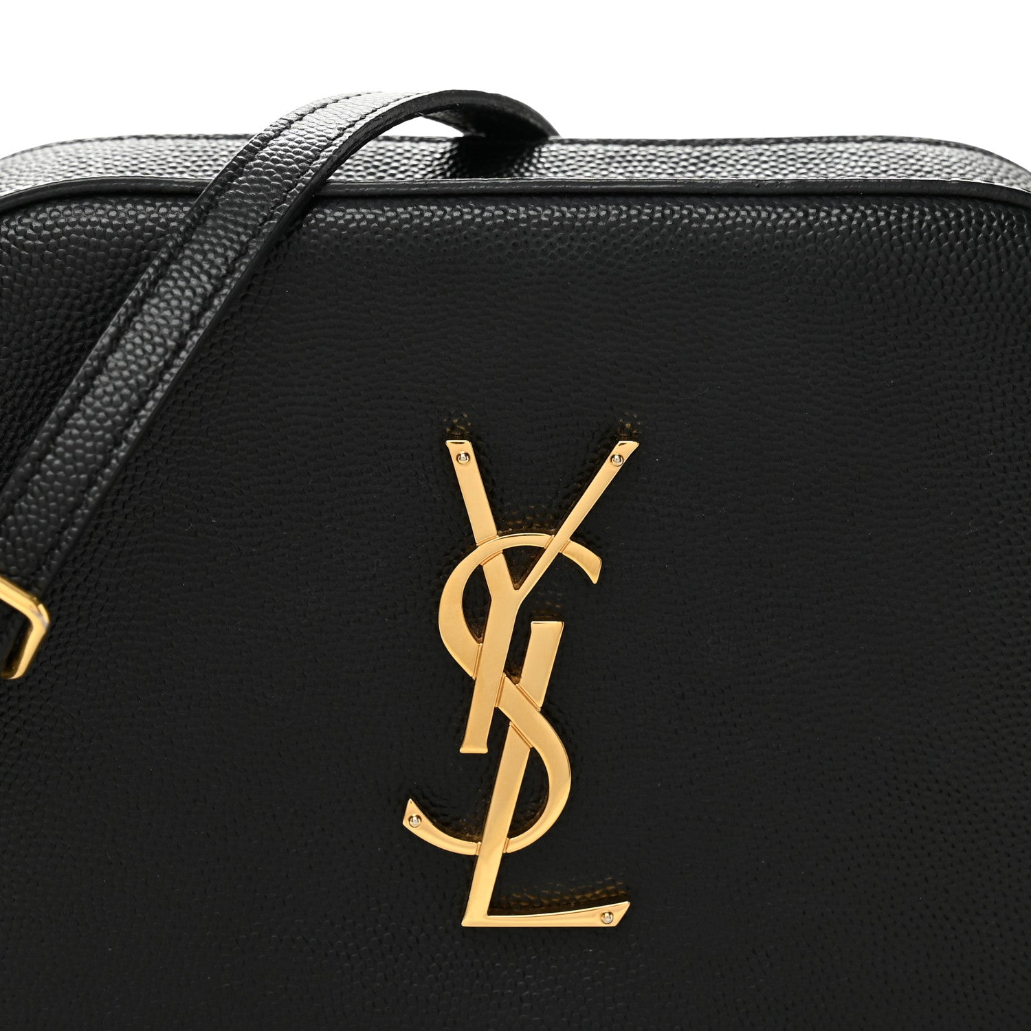Saint Laurent Grain De Poudre Small Classic Monogram Camera Bag Black 8 of 11
