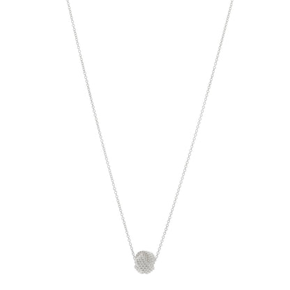 Tiffany Sterling Silver Twist Knot Pendant Necklace 1 of 4