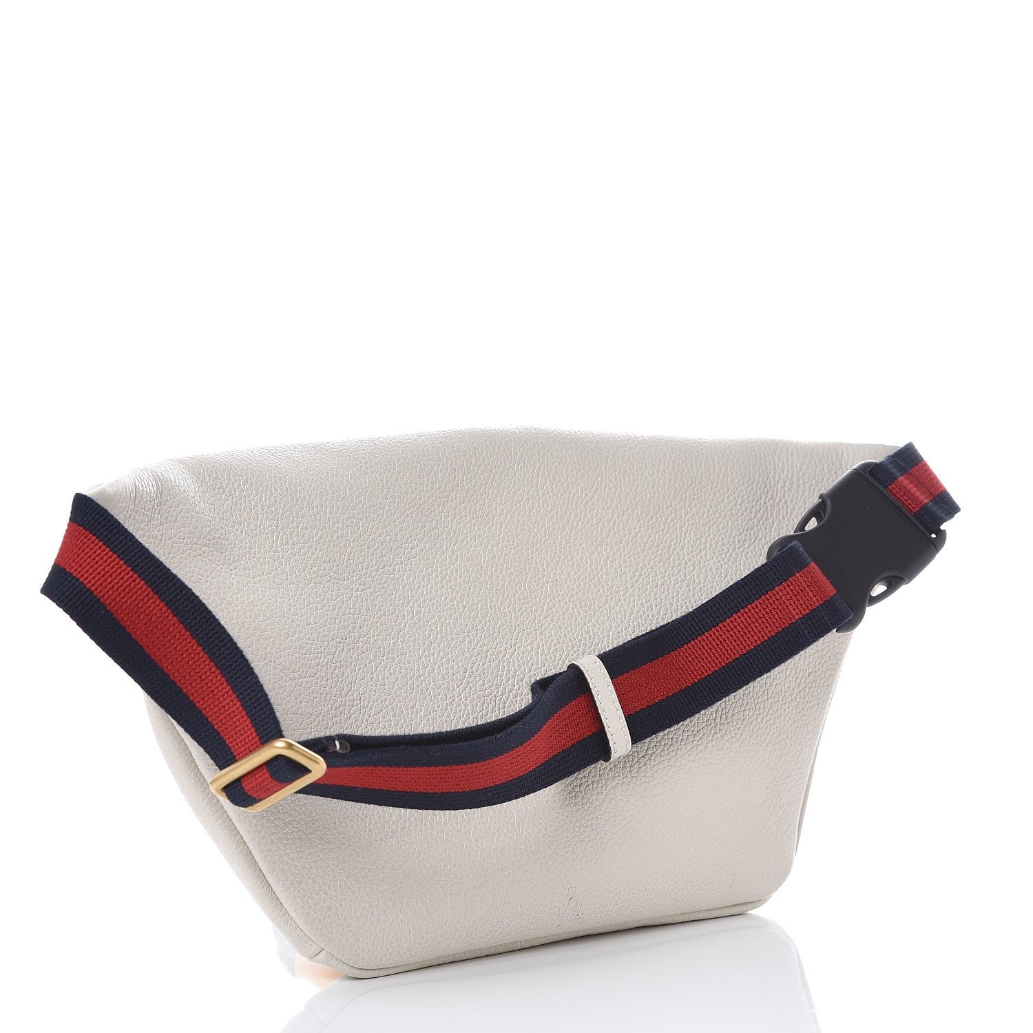 Gucci Grained Calfskin Logo Belt Bag White 3 of 8
