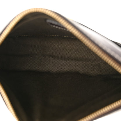 Chloe Shiny Calfskin Small Marcie Saddle Shoulder Bag Black Raisin 5 of 10