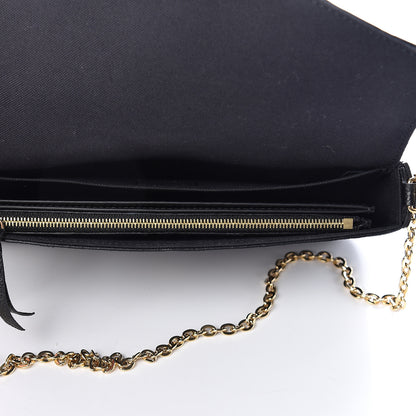 Louis Vuitton Empreinte Pochette Felicie Chain Wallet Black 9 of 12