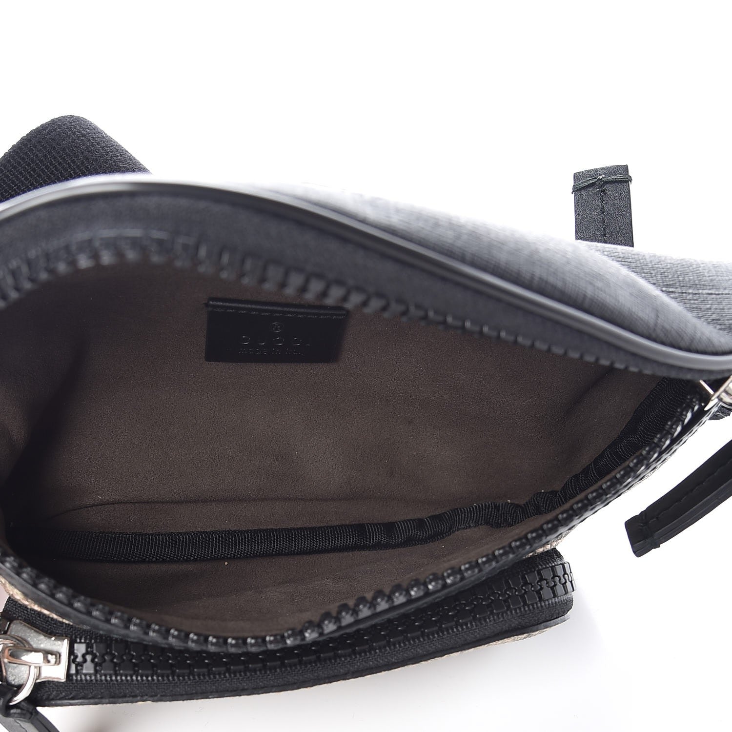 Gucci GG Supreme Monogram Belt Bag Black 5 of 7