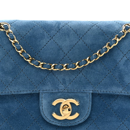 Chanel Suede Calfskin Mini Souplissimo Flap Blue 7 of 10