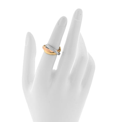 Cartier 18K Pink Yellow White Gold Classic Trinity Ring 52 6 2 of 4