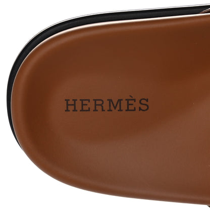 Hermes Nappa Extra Sandals 39 Gold 6 of 10