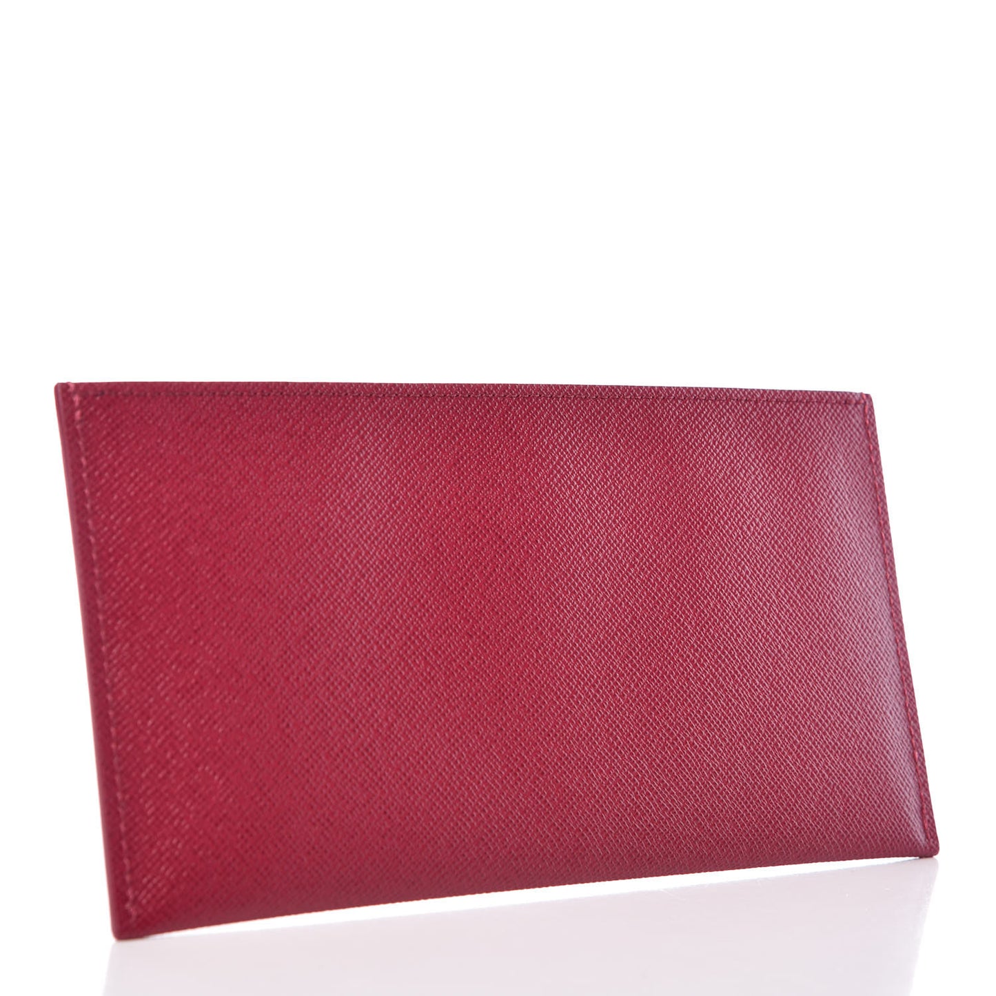 Calfskin Felicie Card Holder Insert Fuchsia