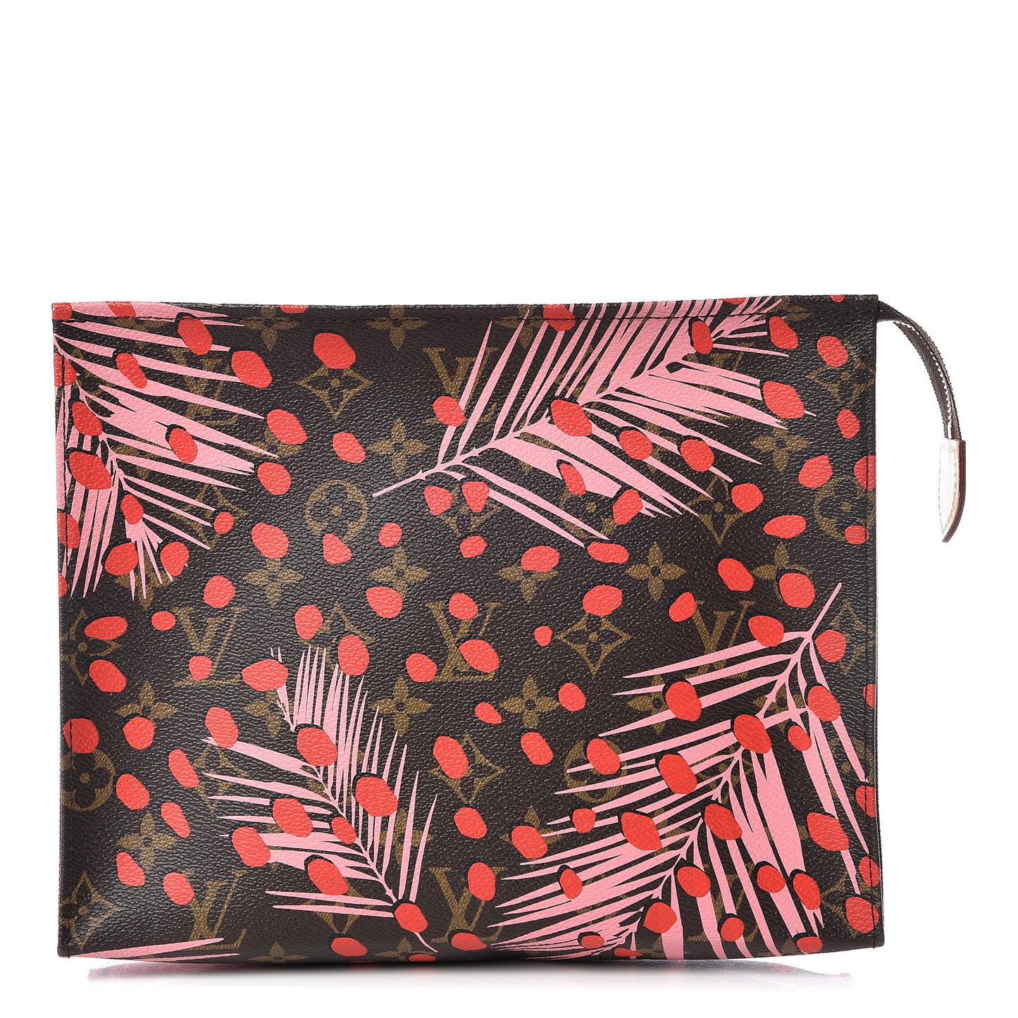 Monogram Jungle Dots Toiletry Pouch 26 Sugar Pink Poppy