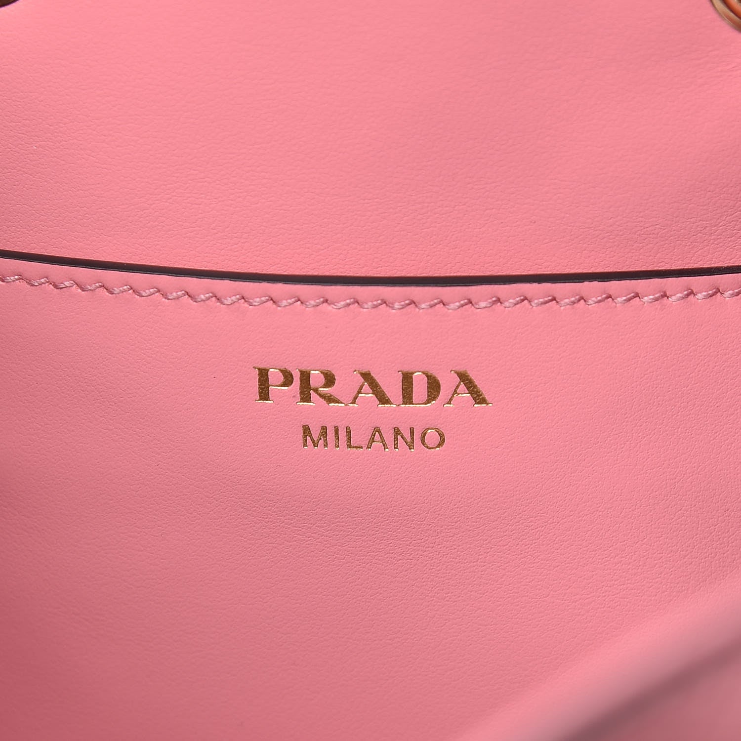 Prada Saffiano Bucket Bag Pink 6 of 9
