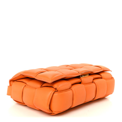 Bottega Veneta Nappa Maxi Intreccio Padded Cassette Crossbody Bag Orange 4 of 12