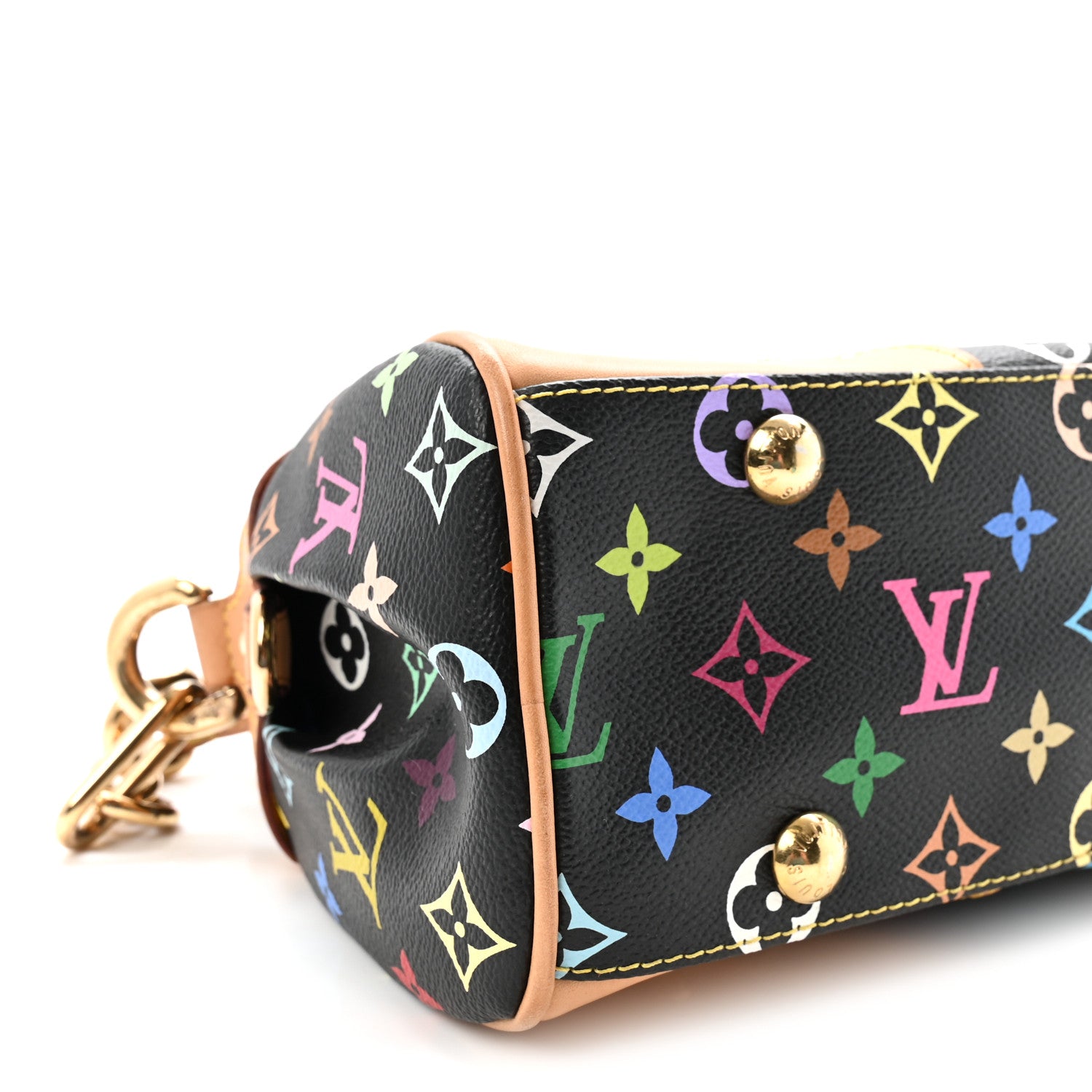 Louis Vuitton Monogram Multicolor Beverly MM Black 8 of 9