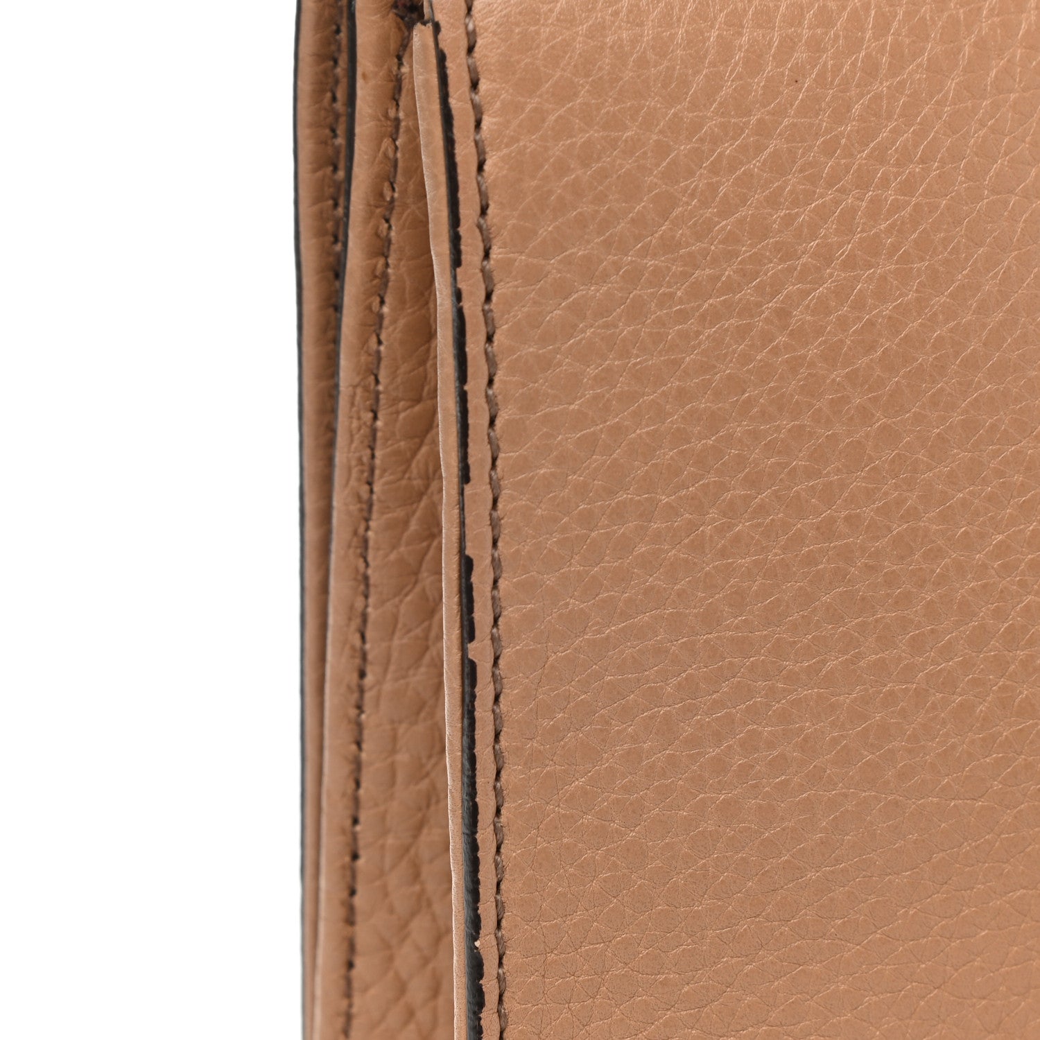 Gucci Pebbled Calfskin Medium Soho Clutch Camelia 8 of 14