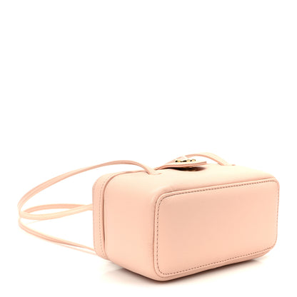 Chanel Shiny Caviar Preppy Coco Long Vanity With Strap Light Pink 4 of 12