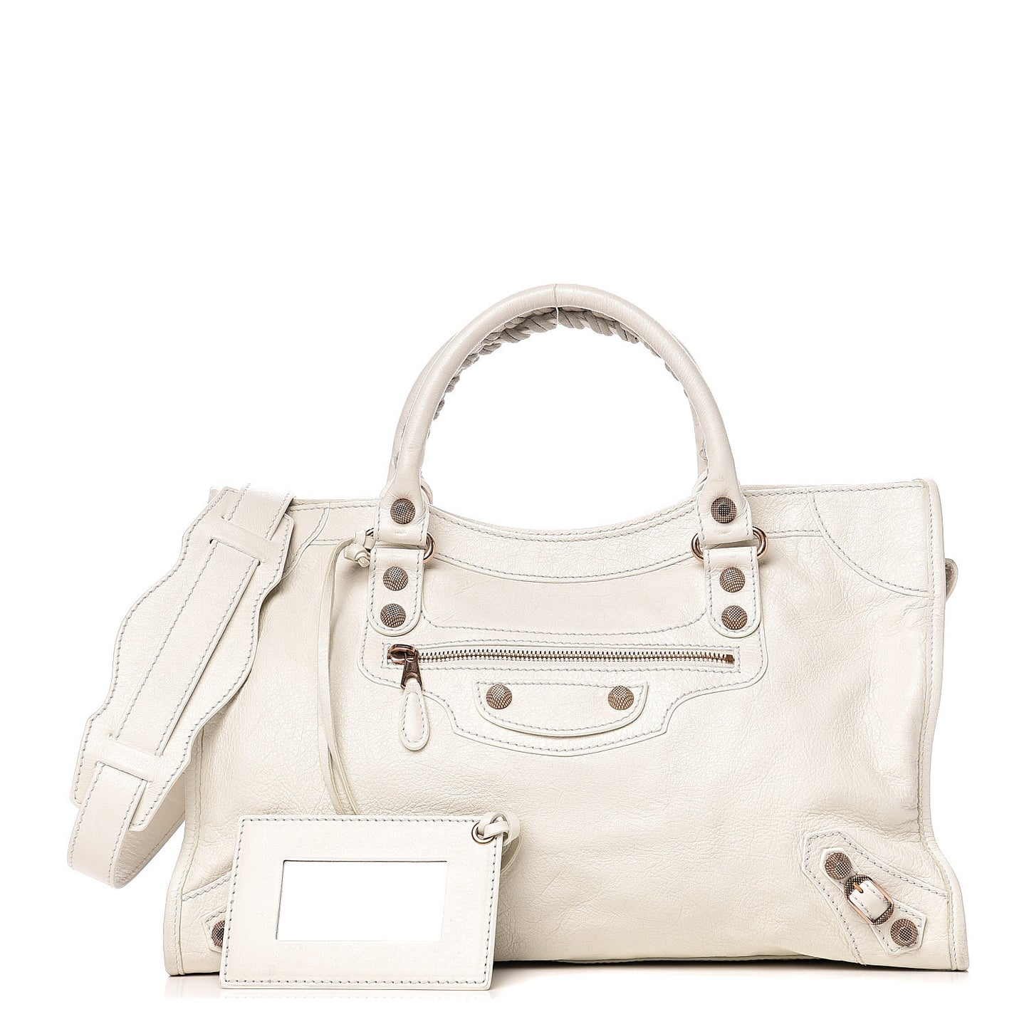 Agneau Giant 12 Rose Gold Hardware City White Light