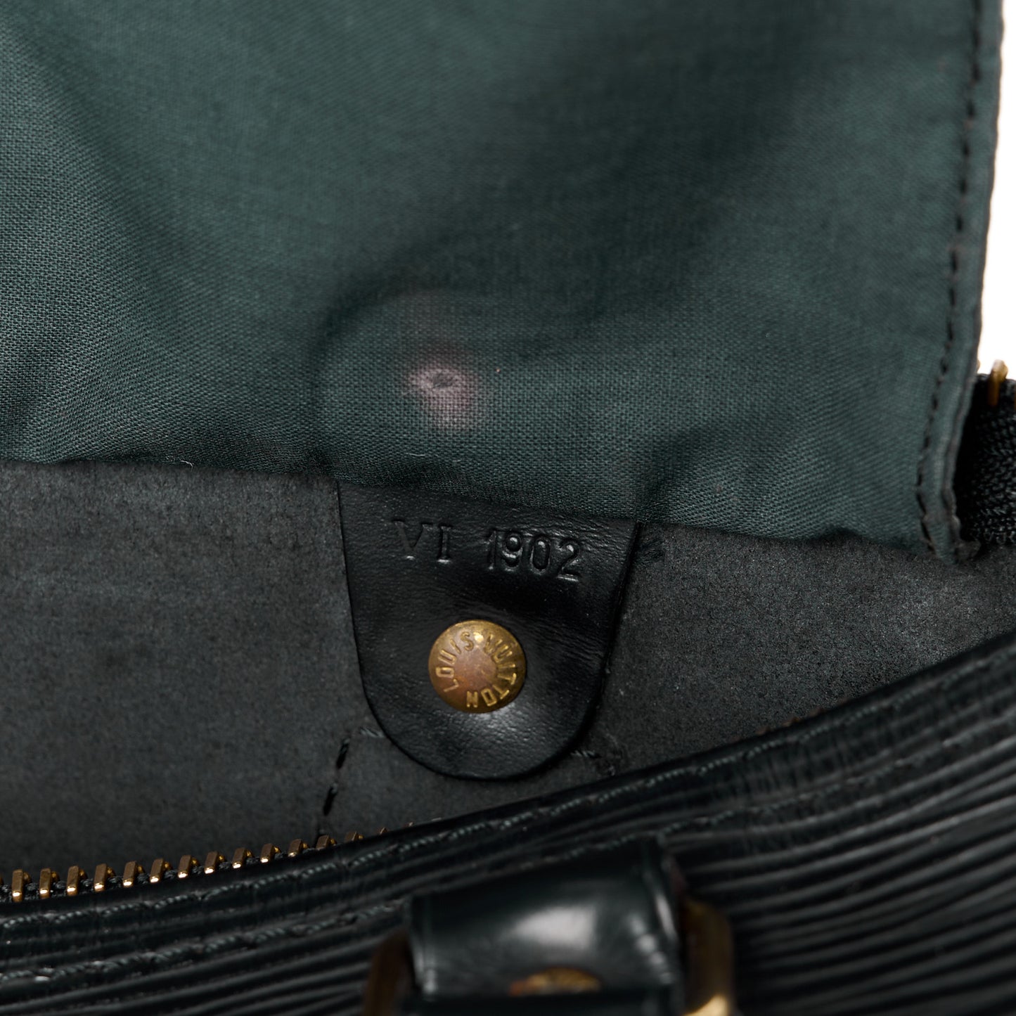 LOUIS VUITTON Epi Speedy 25 Black