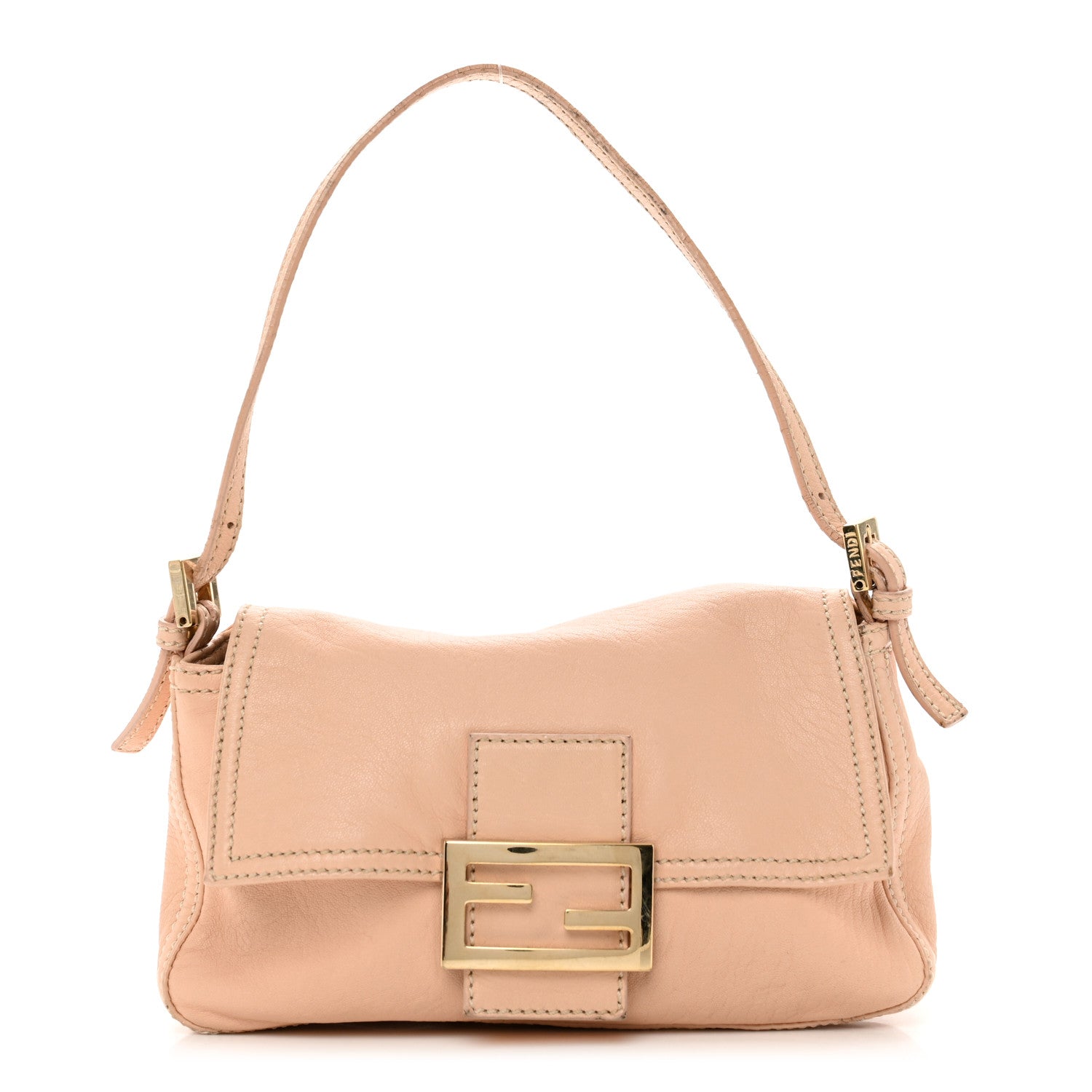 Fendi Nappa Elefante Mini Mama Baguette Beige 1 of 12