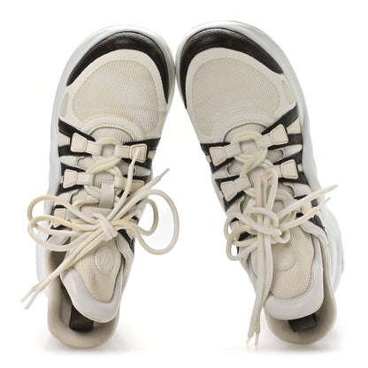 Louis Vuitton Patent Monogram LV Archlight Sneakers 41 White 2 of 8
