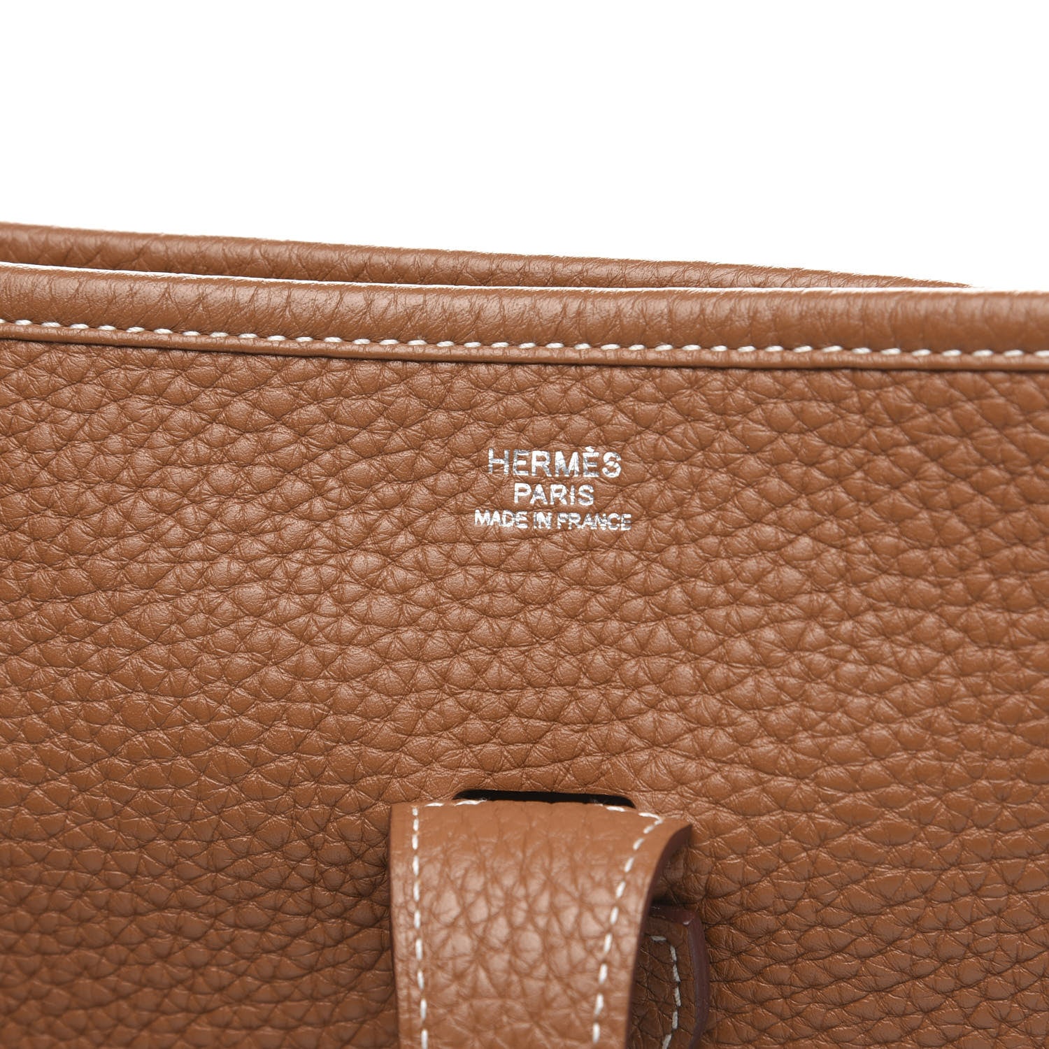 Hermes Taurillon Clemence Evelyne III GM Gold 6 of 9