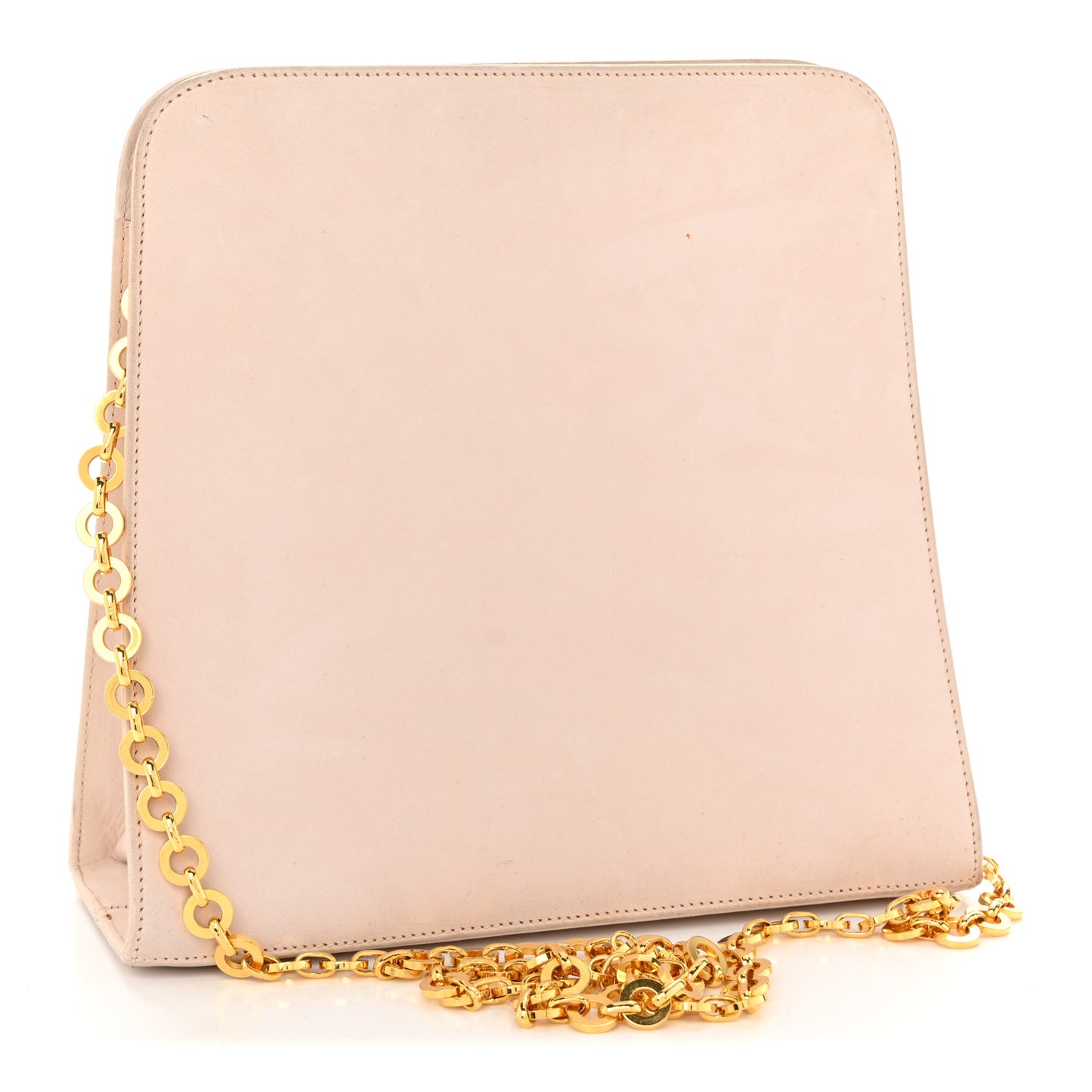 Suede Gancini Evening Bag Pink