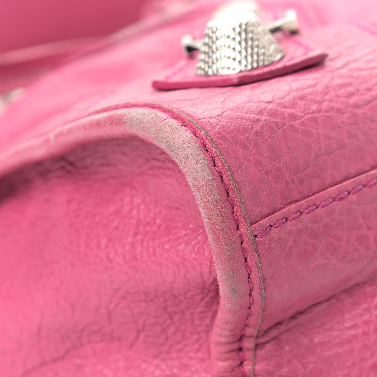 Balenciaga Agneau Giant 21 Silver Hardware City Cyclamen Fucsia 6 of 14