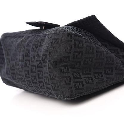 Fendi Zucchino Mama Baguette Black 7 of 8