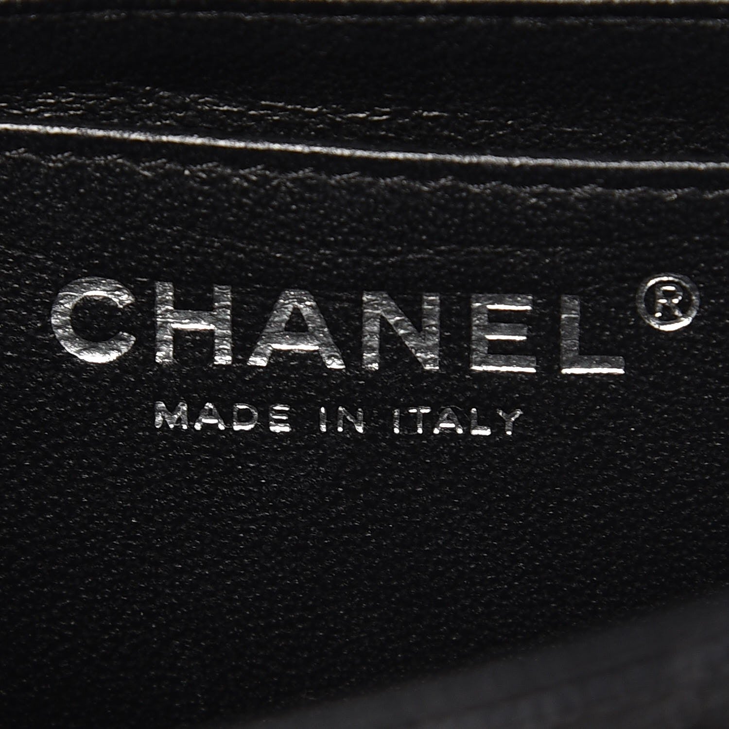 Chanel Caviar Chevron Quilted Mini Square Flap Black 6 of 8