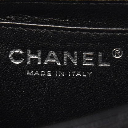 Chanel Caviar Chevron Quilted Mini Square Flap Black 6 of 8