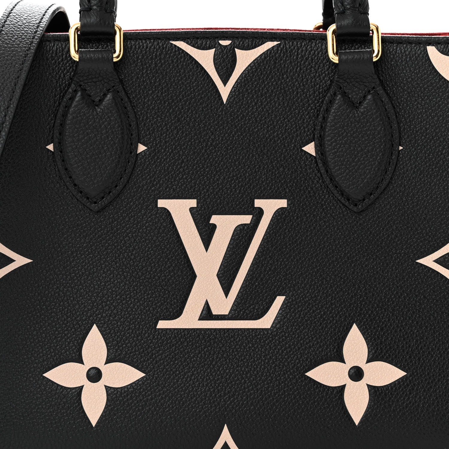 Louis Vuitton Empreinte Monogram Giant Onthego PM Black Beige 7 of 9