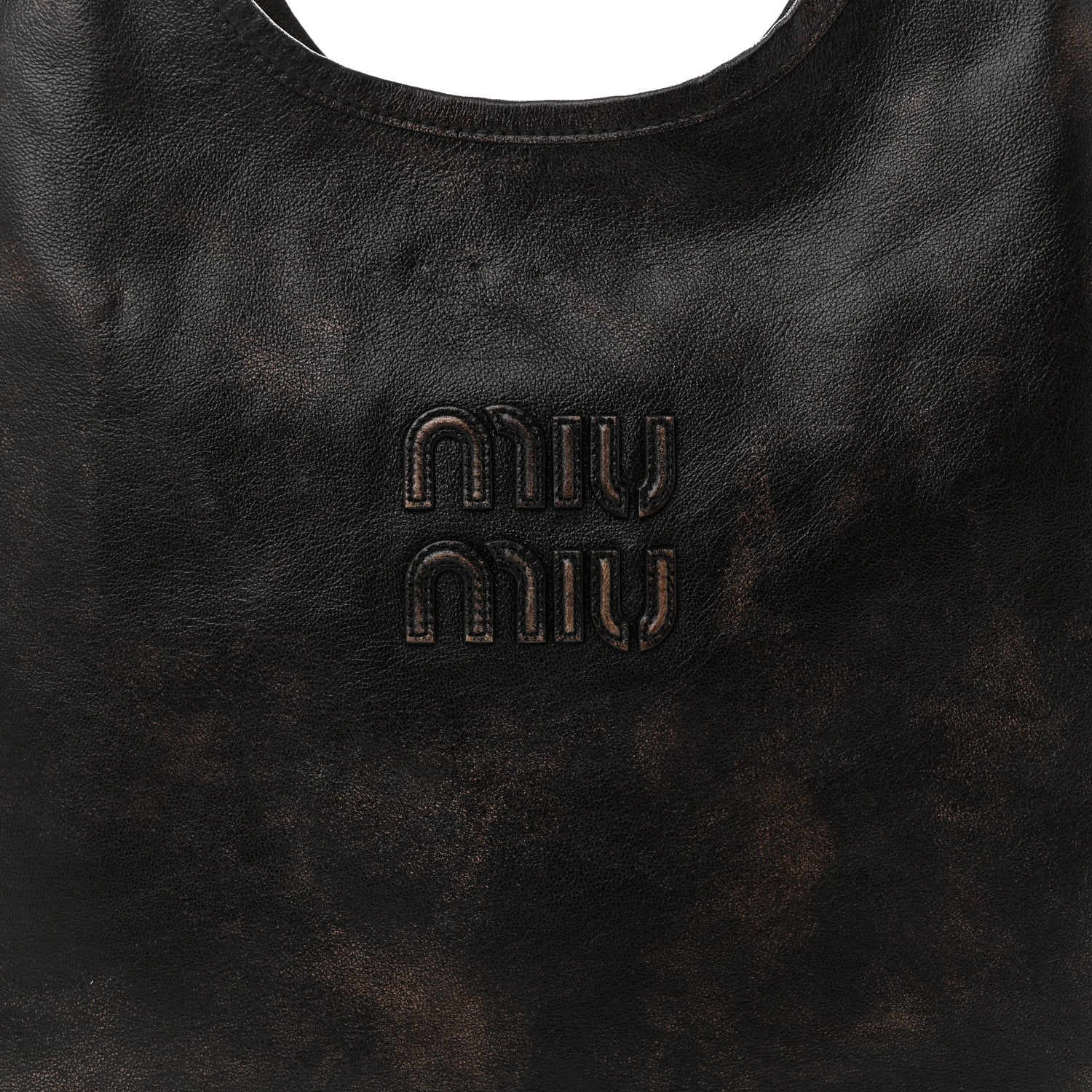 Miu Miu Nappa Ivy Bag Sand Coffee 8 of 10