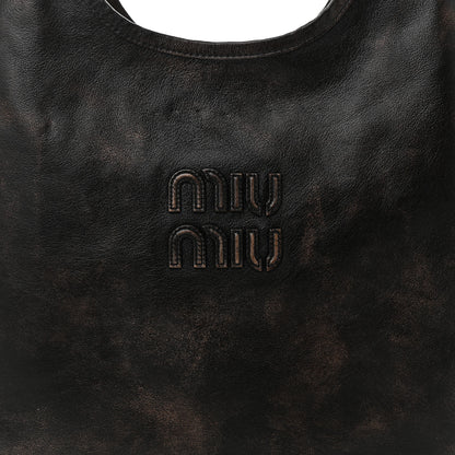 Miu Miu Nappa Ivy Bag Sand Coffee 8 of 10