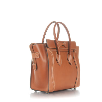 Celine Natural Calfskin Micro Luggage Tan 3 of 8
