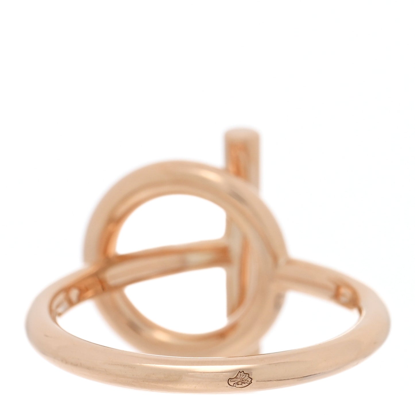 18K Rose Gold Diamond PM Echappee Ring 51 5.75