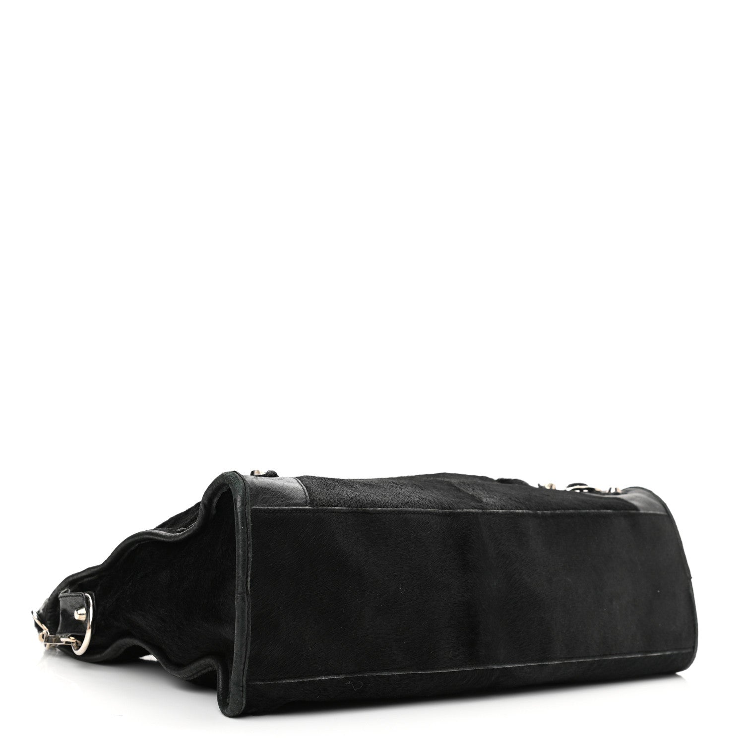 Balenciaga Pony Hair Silver Classic Hardware City Black 4 of 14