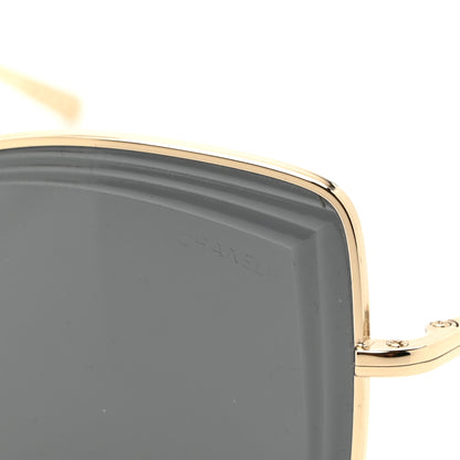 Chanel Metal Butterfly Sunglasses 4253 Black 7 of 8