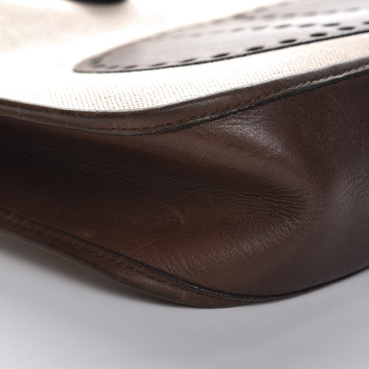Hermes Toile Natural Barenia Evelyne GM Ebene 11 of 14