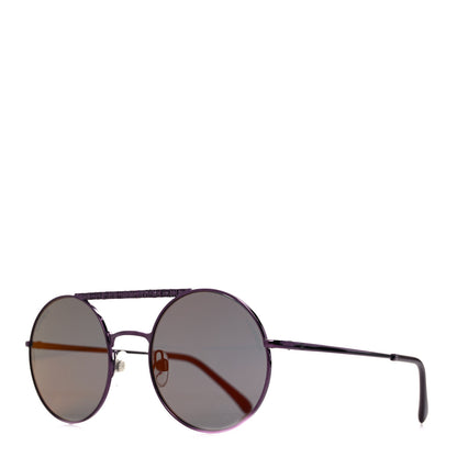 Chanel Metal Winter Round Sunglasses 4232 Bordeaux 1 of 7