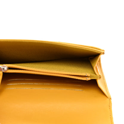 Chanel Lambskin Quilted Medium Flap Wallet Yellow 5 of 8