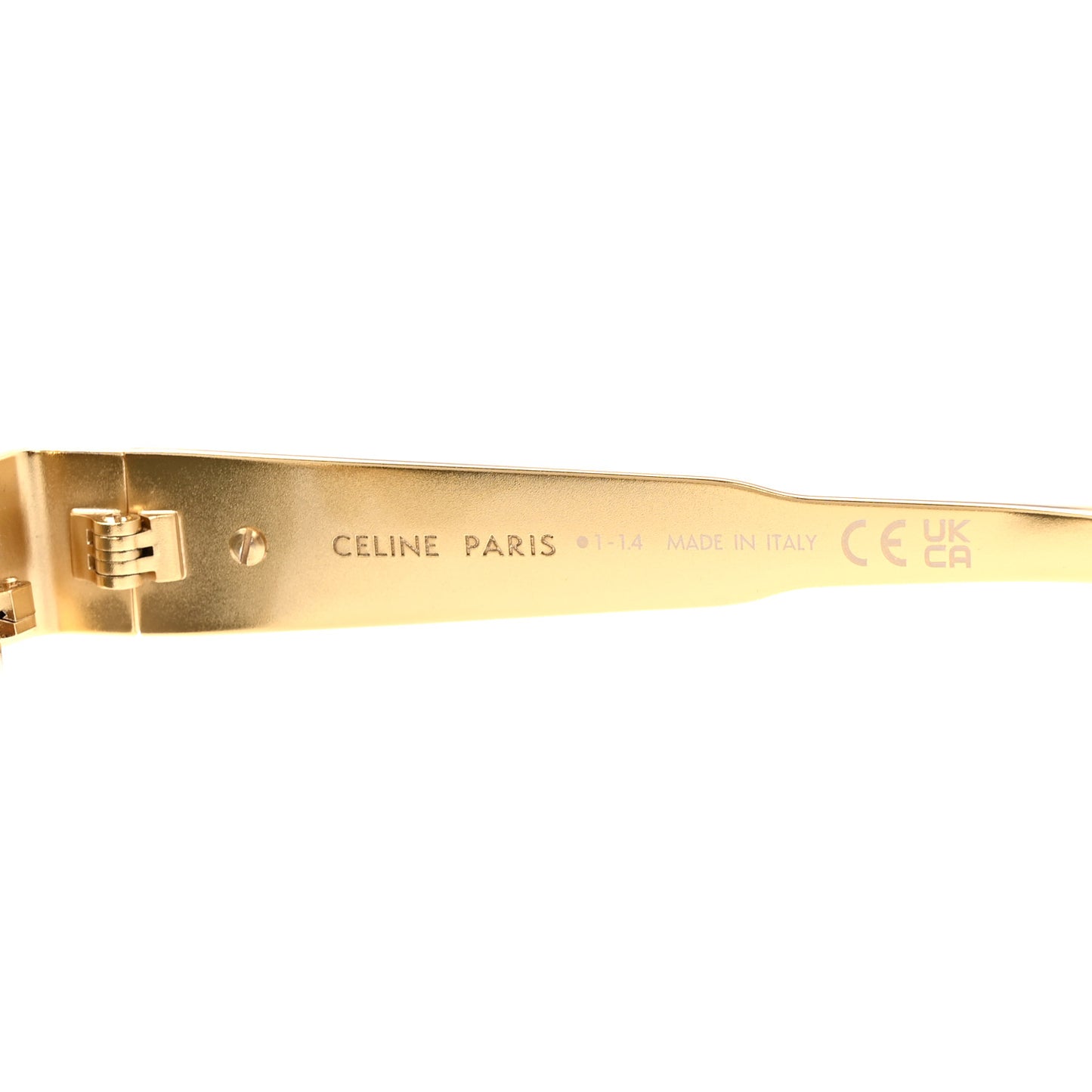 Metal Triomphe 01 Sunglasses CL40235U Gold Green