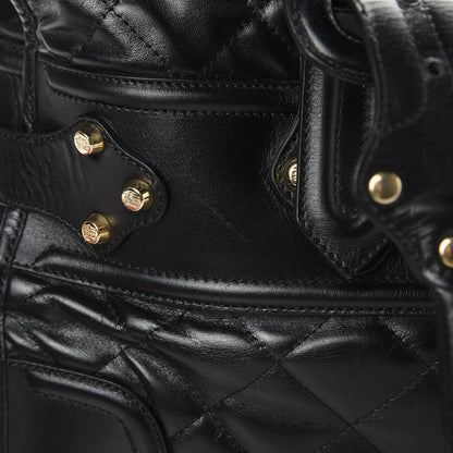 Burberry Calfskin Quilted XL Manor Tote Black 14 of 15