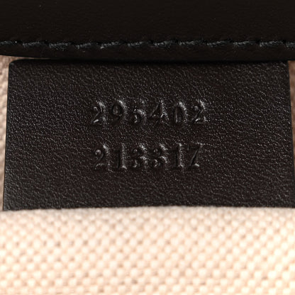 Gucci Monogram Margaux Calfskin Medium Emily Chain Shoulder Bag Beige Ebony Cocoa 7 of 10