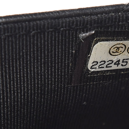 Chanel Aged Calfskin Quilted Reissue Wallet On Chain WOC Black 8 of 9
