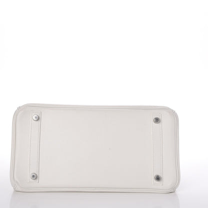 Hermes Swift Birkin 30 White 6 of 14