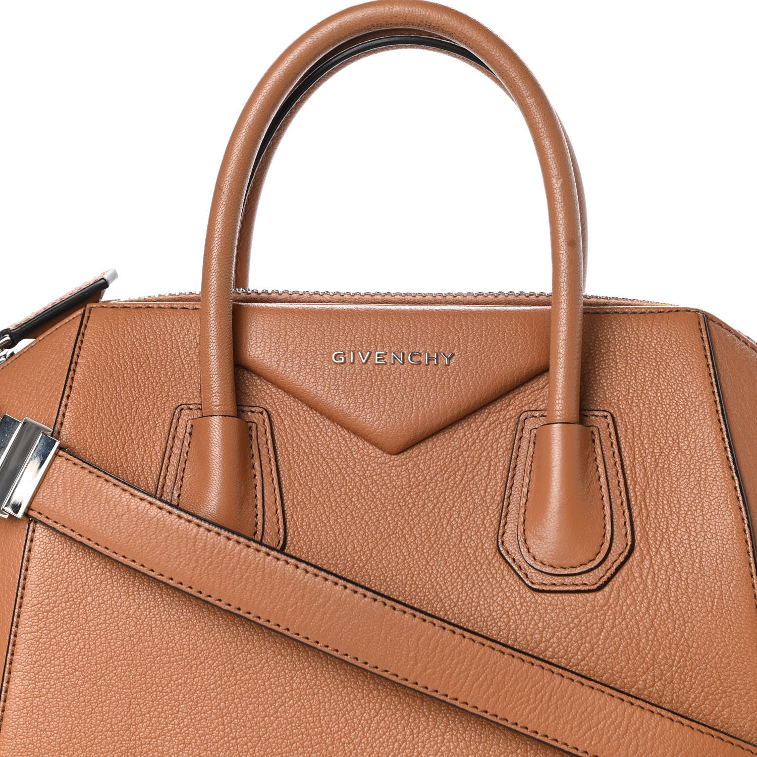Givenchy Sugar Goatskin Small Antigona Caramel 7 of 10